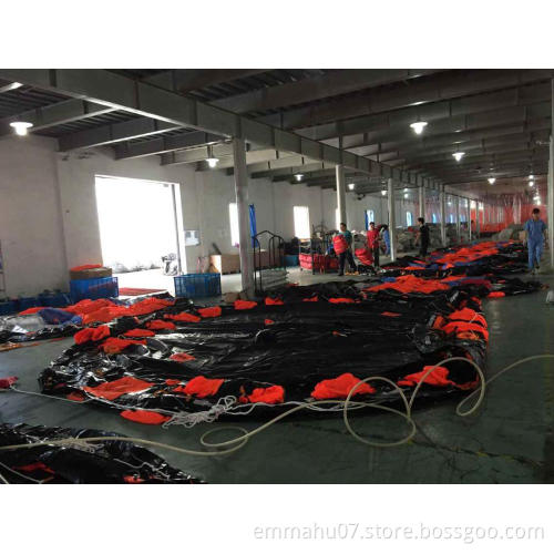 Marine reversible open reversible inflatable life raft SOLAS approved